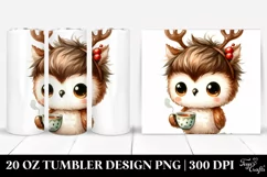 Cute Owl with Festive Accessories PNG Product Image 1