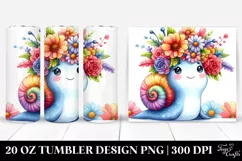 Cartoon-Style Snail | Tshirt|Tumbler|Mug|Clipart Product Image 1
