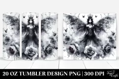 Washed Watercolor Gothic Fairy | Tshirt|Tumbler|Mug|Clipart Product Image 1
