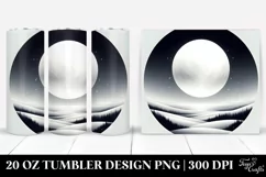 Digital Painting Moon | Tshirt|Tumbler|Mug|Clipart Product Image 1