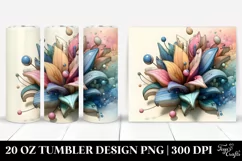 Abstract Sweet Pea | 20 oz Tumbler Product Image 1