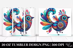 Colorful Vibrant Bird | 20 Oz Tumbler Product Image 1