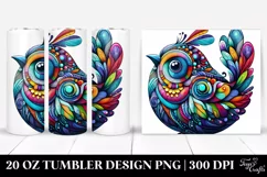 Colorful Vibrant Bird | 20 oz Tumbler Product Image 1