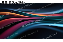 Colorful Lines Create Smooth Patterns in Abstract Design Product Image 3