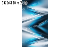 Abstract Background With Blue and Silver Lines and Shapes Product Image 4