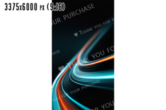 Curved Lines of Light Create an Abstract Background Design Product Image 4
