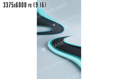 Wavy Lines Create a Unique Abstract Effect Product Image 4