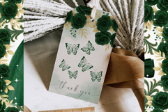 Princess Quinceañera Green Clipart Product Image 3