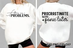 Funny Quotes Front &amp; Back SVG PNG Product Image 1