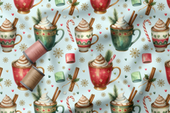 Christmas Seamless Patterns Bundle, Holiday Digital Paper Product Image 10