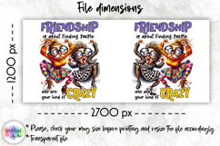 Funny Friendship Mug Wrap Design, Funny Quotes PNG Product Image 2