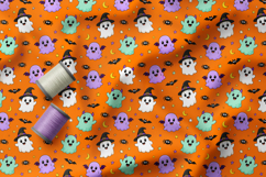 Cute Halloween Monsters Pattern, Ghost &amp; Bat Collection Product Image 2