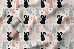 Playful Easter Bunny Seamless Patterns, Easter Digital Paper Product Image 2