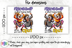 Sarcastic Coffee Mug Wrap, Friendship Funny Quote Print Product Image 2