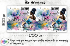 Positive Affirmations Mug Wraps PNG, Inspirational Women Mug Product Image 2