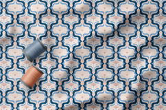 Daisies Seamless Pattern, Daisy Minimal Rustic Digital Paper Product Image 2