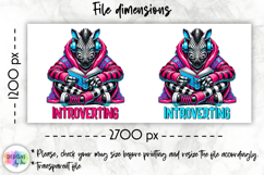 Sarcastic Animals Mug Wrap Sublimation, Cartoon Animals PNG Product Image 2