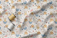 Cute Little Chicks Patterns, Easter Seamless Patterns Product Image 2