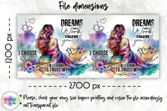 Positive Affirmations Mug Wraps PNG, Inspirational Women Mug Product Image 3