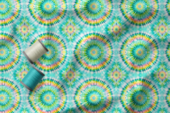 Abstract Tie Dye Seamless Patterns, Tie Dye Digital Paper Product Image 4