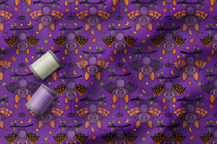 Cute Halloween Monsters Pattern, Ghost &amp; Bat Collection Product Image 4