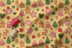 Christmas Gingerbread and Cocoa Seamless Patterns Product Image 4