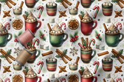 Christmas Seamless Patterns, Holiday Digital Paper Product Image 4
