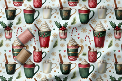 Christmas Seamless Patterns, Holiday Digital Paper Product Image 5