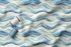Watercolor Ocean Blue Patterns, Wash Texture, Tide Effect Product Image 5