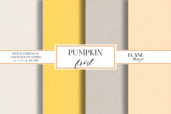 Autumn Scrapbook Background, Yellow Creme Color Palette Product Image 1