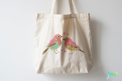 Red &amp; Blush Florals Watercolor Clipart Product Image 3