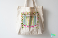 Red &amp; Blush Florals Watercolor Clipart Product Image 3