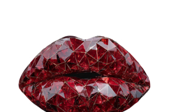 Red Diamond Lips and Lipstick PNG Product Image 2