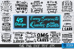 Sarcastic Quotes SVG Bundle. Funny Quotes SVG. Sarcastic v.2 Product Image 4