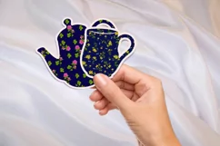 Collection of cups and teapots with natural patterns. Product Image 5