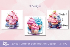 10 Desserts Tumbler PNG Bundle Sweet 20 oz Tumbler Product Image 2