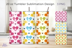 3 Hospital Worker Nurse Tumbler Wrap 20 oz Seamless Design Product Image 1