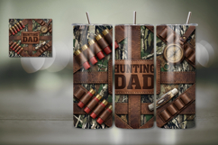 Dad Hobbies 3D Faux Leather Sublimation Tumbler Wrap PNG&amp;JPG Product Image 3