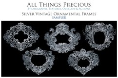 25 CLIPART SILVER FRAMES for Scrapbooking, Ornamental Product Image 9