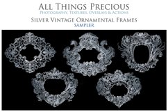 25 CLIPART SILVER FRAMES for Scrapbooking, Ornamental Product Image 9