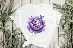 Sleeping Baby Unicorn Clipart Product Image 2