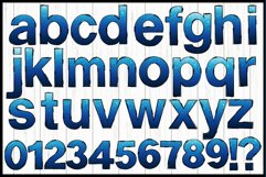 Christmas Alphabet Bundle, Decorative ABC Sublimation Files Product Image 3