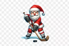 Sports Santa Claus Sublimation Clipart Product Image 3