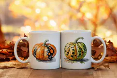 3 Spotted Pumpkin Illustrations Product Image 3