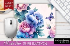 Spring Blossom Mouse Pad Sublimation - Flowers Mousepad PNG Product Image 1