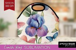 Spring Blossom Lunch Bag - Flowers Lunch Bug PNG Sublimation Product Image 1