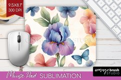 Spring Blossom Mouse Pad Sublimation - Flowers Mousepad PNG Product Image 1