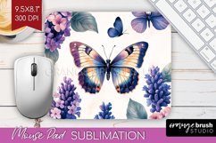 Spring Blossom Mouse Pad Sublimation - Flowers Mousepad PNG Product Image 1