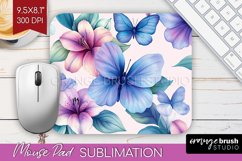 Spring Blossom Mouse Pad Sublimation - Flowers Mousepad PNG Product Image 1
