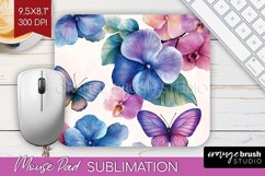 Spring Blossom Mouse Pad Sublimation - Flowers Mousepad PNG Product Image 1